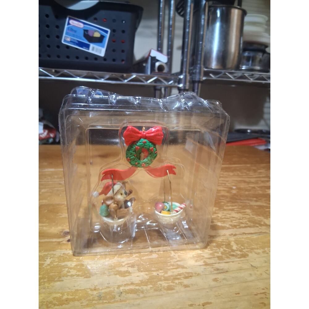 Carlton Cards 1994 Christmas Sweets Candy Koala Bear Scale Ornament (BOXED)